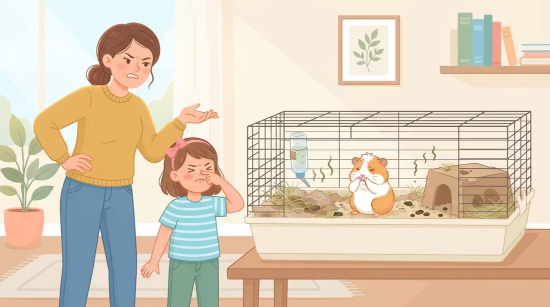 Why Does My Guinea Pig Cage Still Smell? 4 Real Fixes (Even After Cleaning)